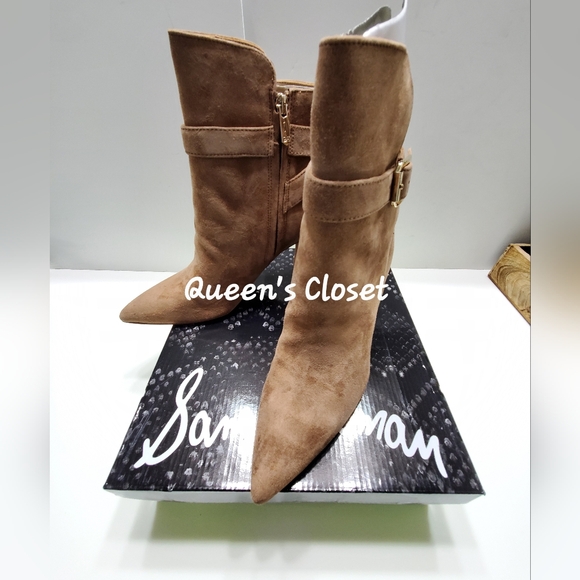 SAM EDELMAN| Suede RITA Booties| BRAND NEW Size 9.5 - Picture 2 of 5